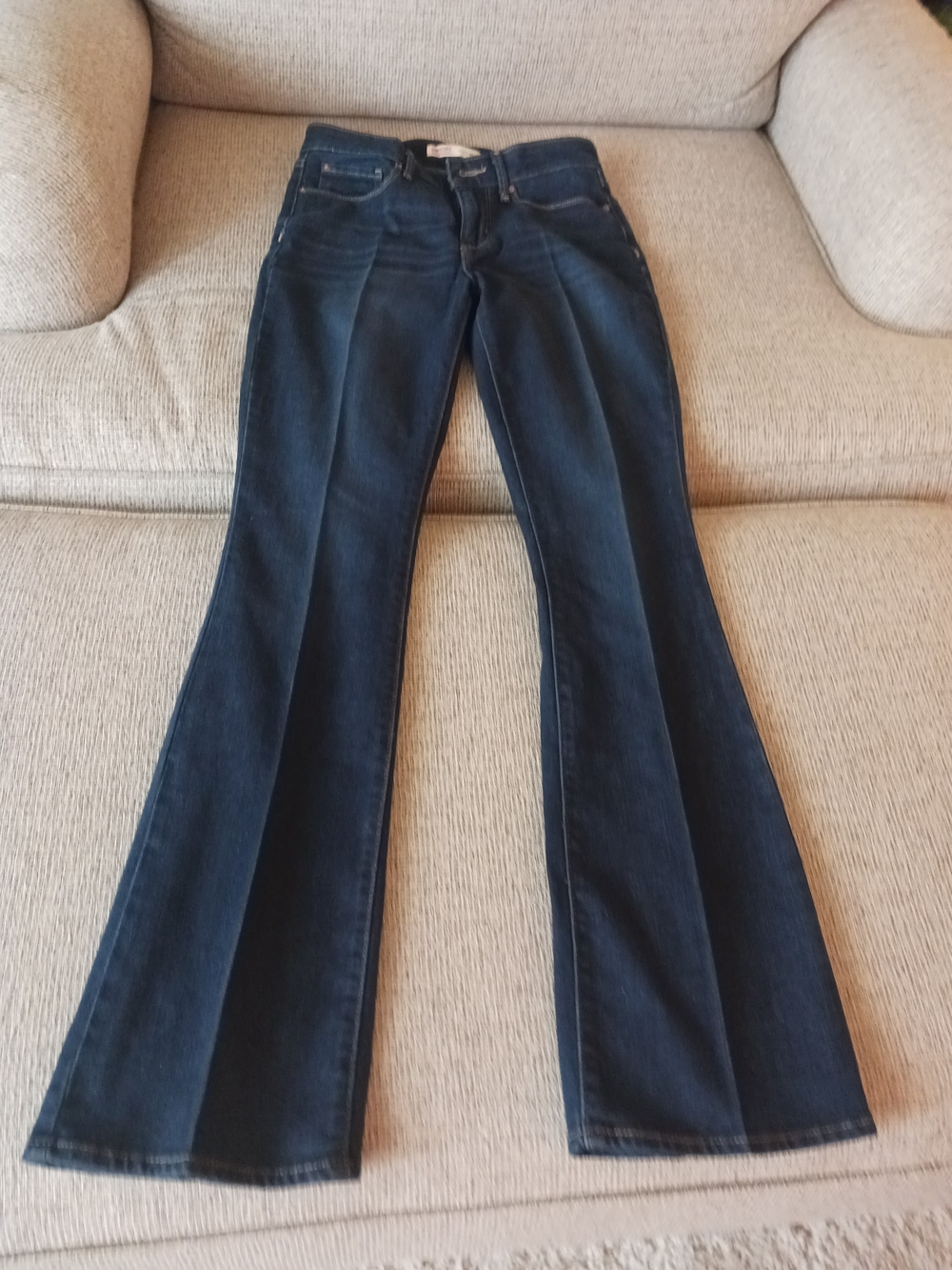 Dark Blue Women's Flare Jeans